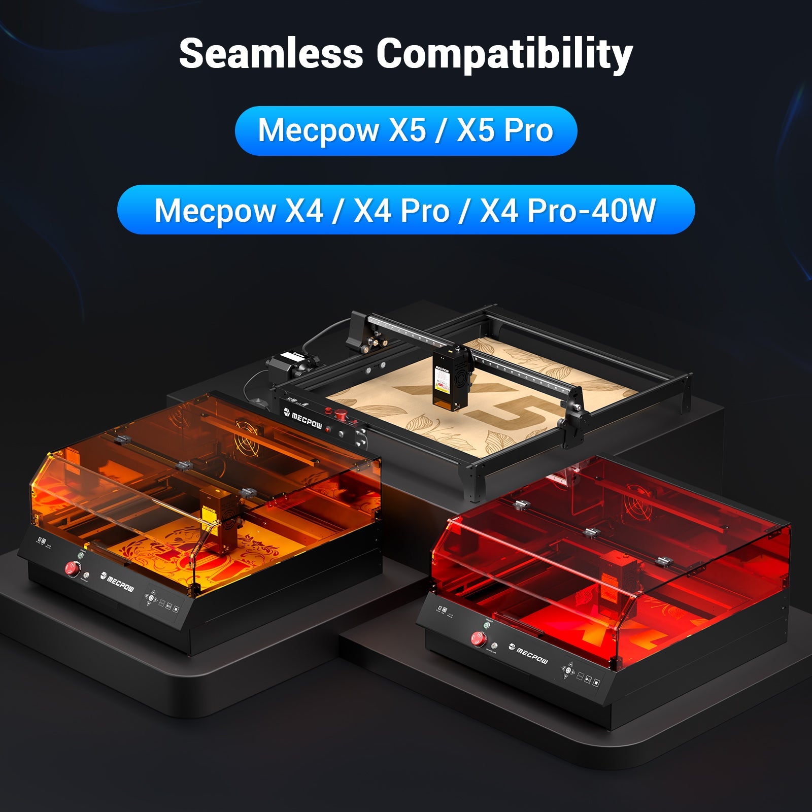 Mecpow B40W 40W Laser Module with 10A Power Adapter