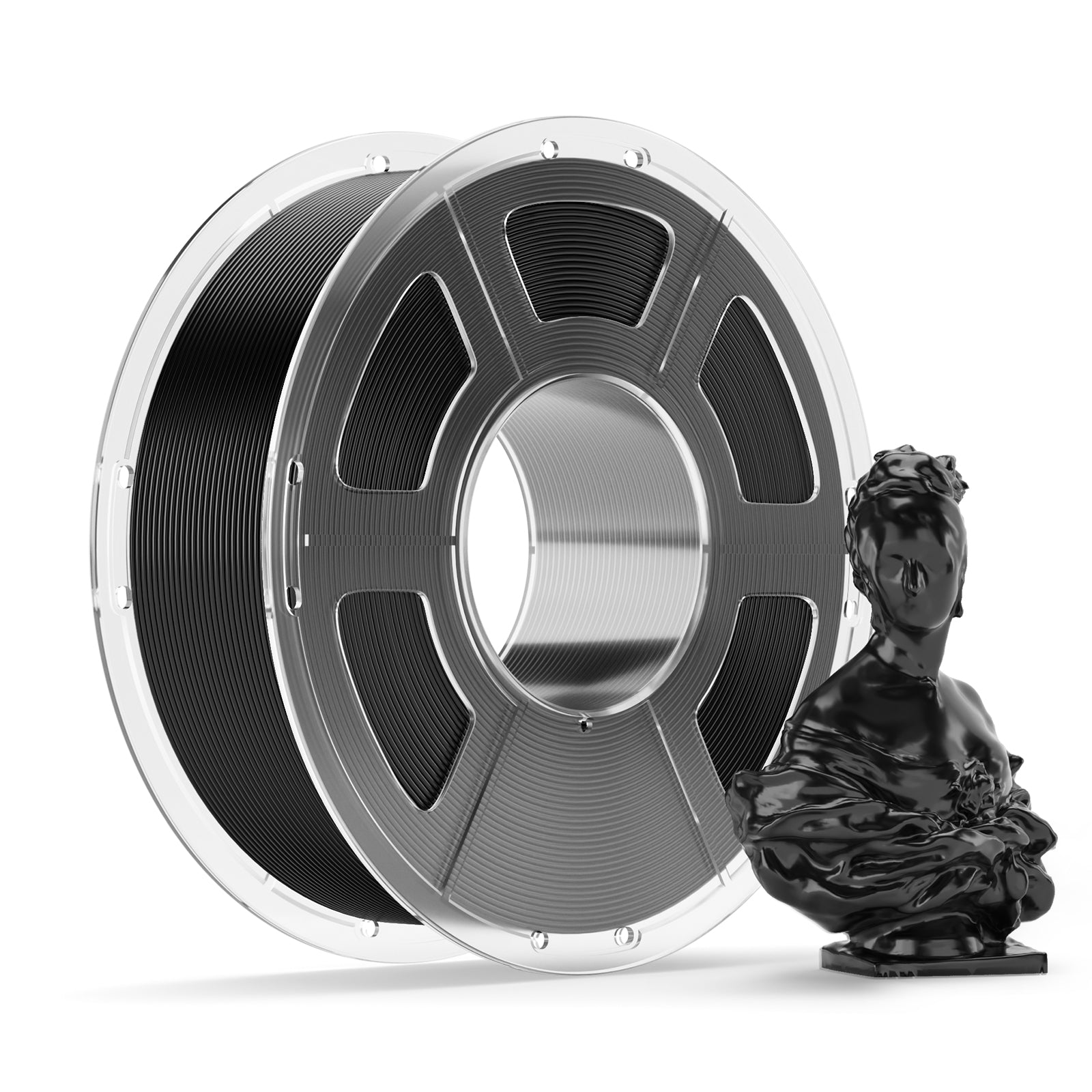 Mecpow PETG High Speed Solid Color 3D Printer Filament Black