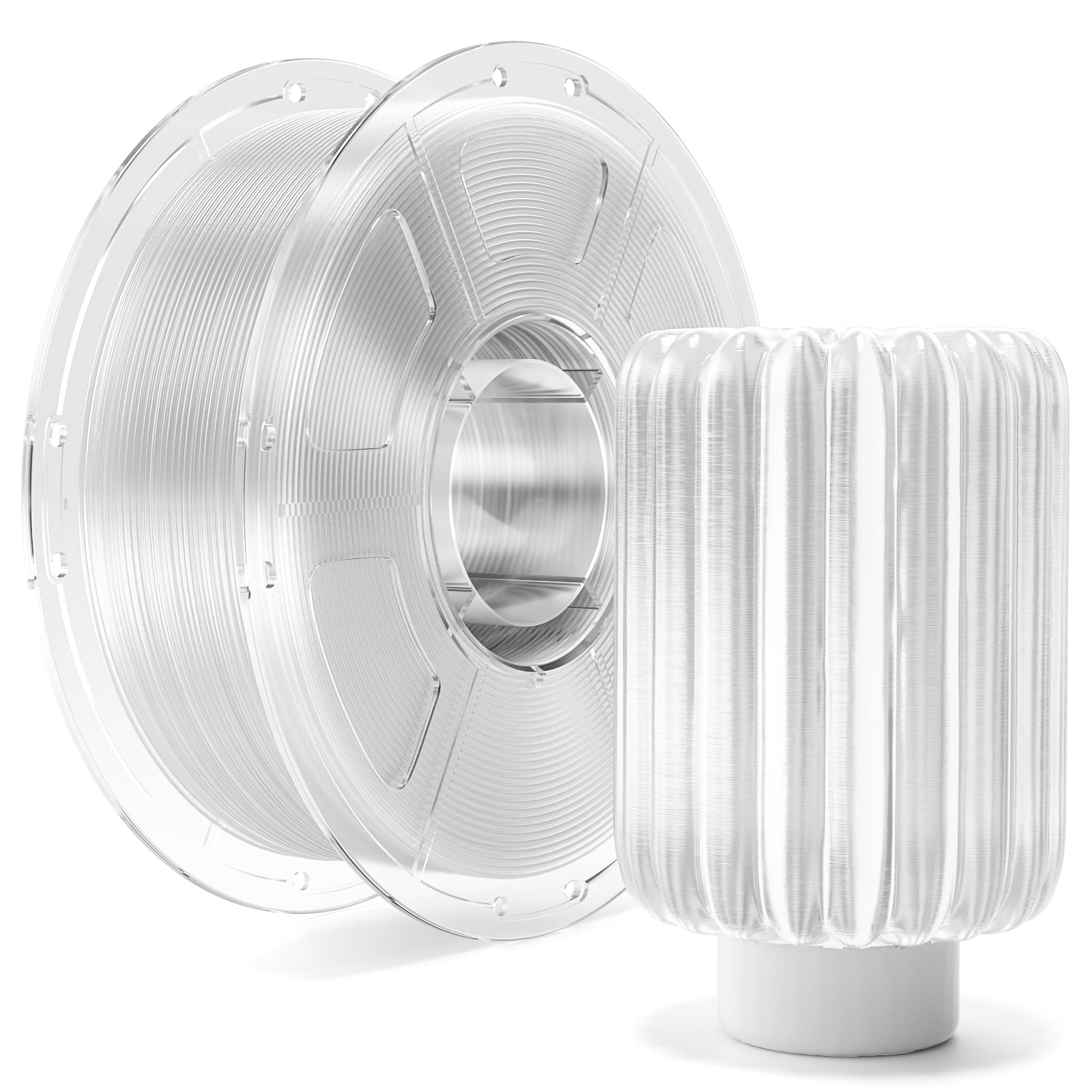 Mecpow PETG High Speed Transparent 3D Printer Filament Transparent