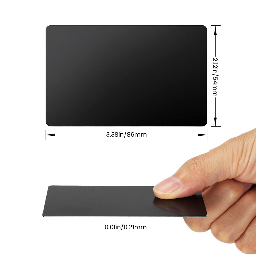 Mecpow AS4 Blank Black Business Cards