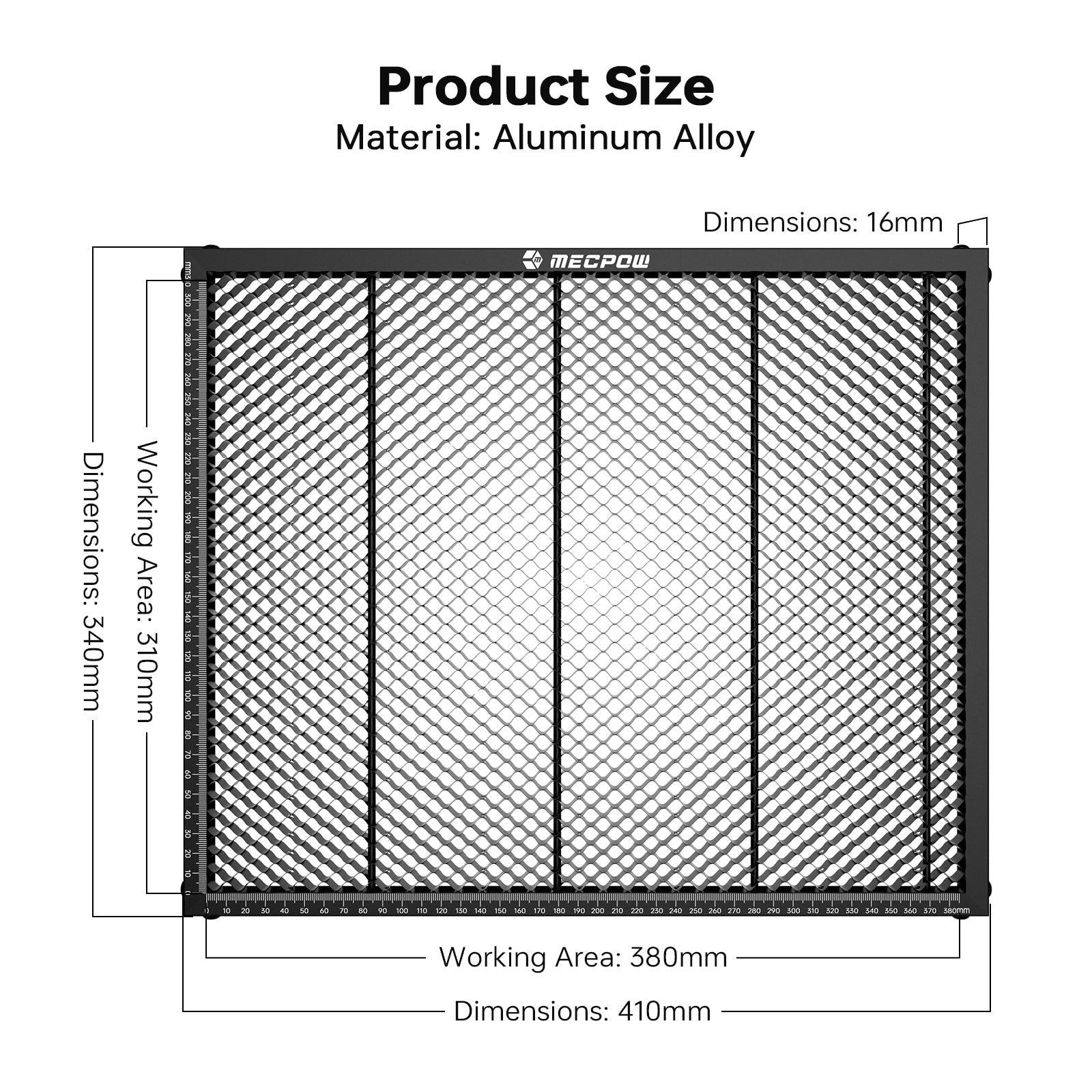 Mecpow H43 Honeycomb Working Table