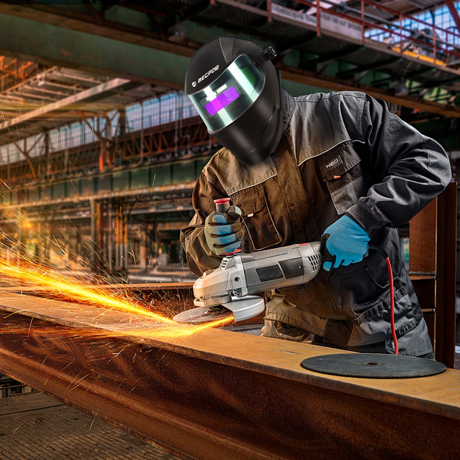 Mecpow MPWM-2401D Auto Darkening Welding Helmet