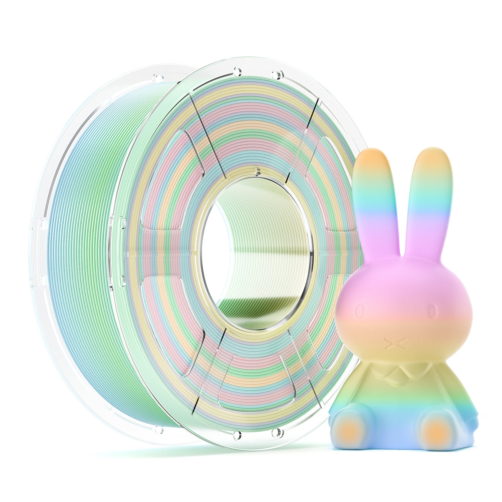Mecpow Matte Rainbow High Speed PLA Filament Green Begonia