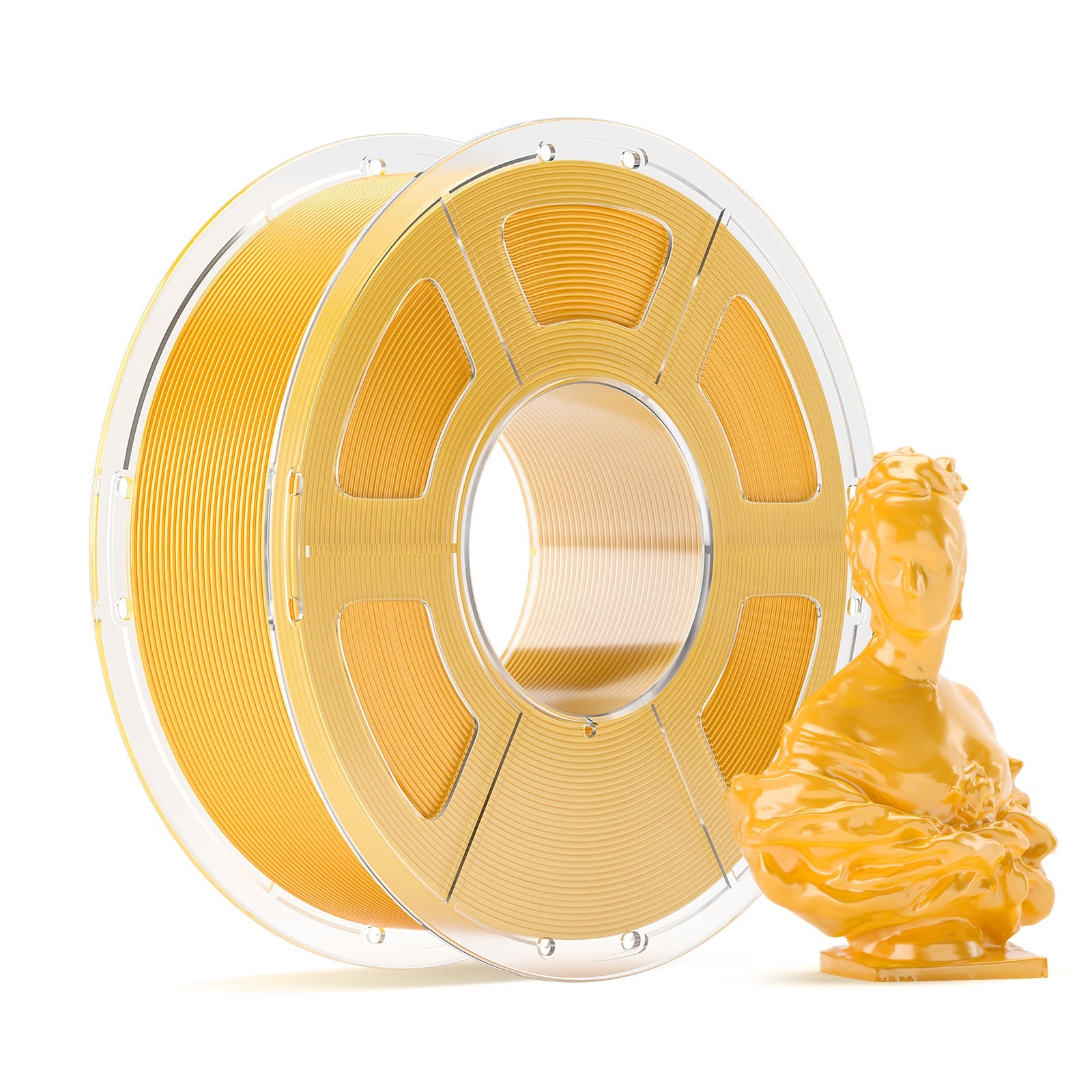 Mecpow PETG High Speed Solid Color 3D Printer Filament Yellow