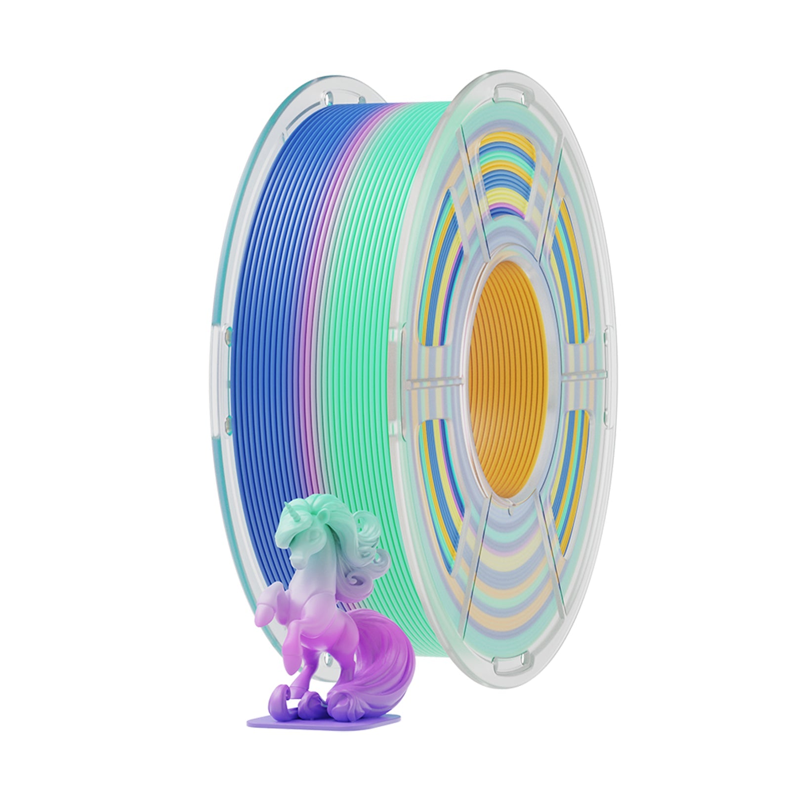 Mecpow PLA Rainbow 3D Printing Filament Rainbow04