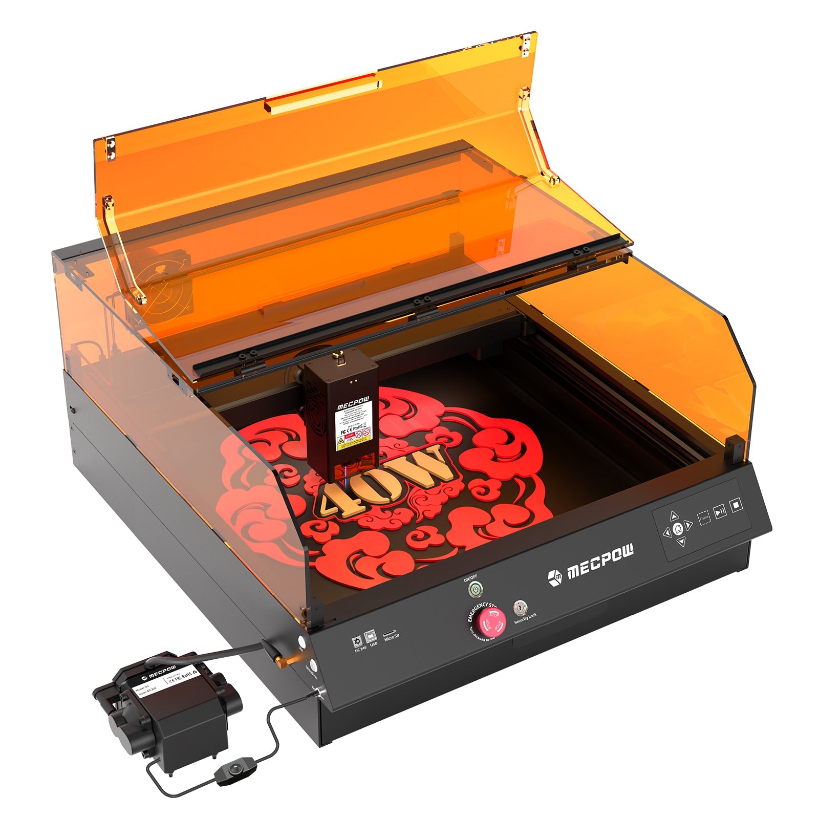 Mecpow X4 Pro-40W Dual Laser Engraver